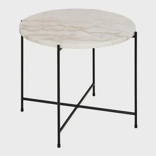 by fonQ Dainty Bijzettafel Ø 52 cm - Wit