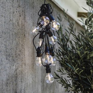 PR Home Glow LED buitenlichtketting, zwart