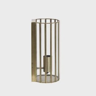 Light&living Wandlamp 14x13x30,5 cm STRØBY antiek brons+glas