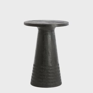 Light & Living - Bijzettafel PAXOS - Ø45x64cm - Zwart