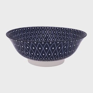 Schaal blue print - diamonds - ⌀21 cm Schaal blue print - diamonds - ⌀21 cm