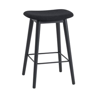 Fiber Barkruk - Houten Onderstel