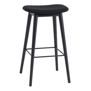 Fiber Barkruk - Houten Onderstel