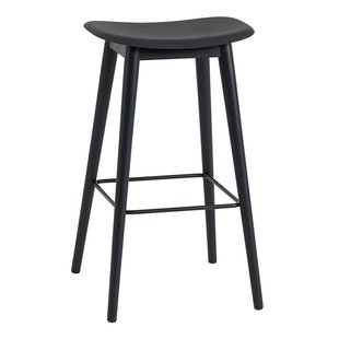 Fiber Barkruk - Houten Onderstel