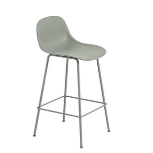 Fiber Barkruk - Stalen Onderstel