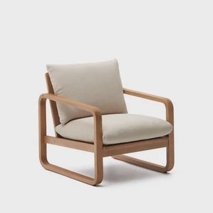 Kave Home - Fauteuil Sacaleta van massief eucalyptushout Kave Home - Fauteuil Sacaleta van massief eucalyptushout