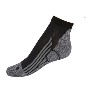 Coolmax enkelsokken - 43/46 - zwart/grijs - 2 paar Coolmax enkelsokken - 43/46 - zwart/grijs - 2 paar