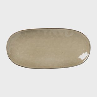 Bord ovaal Toscane - beige - 25.5x12 cm