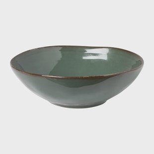 Diep bord Toscane - donkergroen - ø19 cm