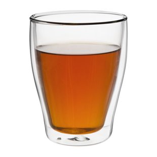 Glas dubbelwandig taps - groot - 350 ml