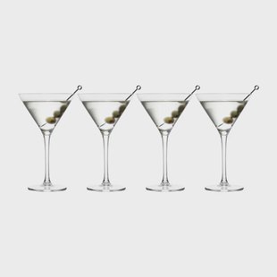 Martini glazen royal leerdam - 260 ml - set van 4