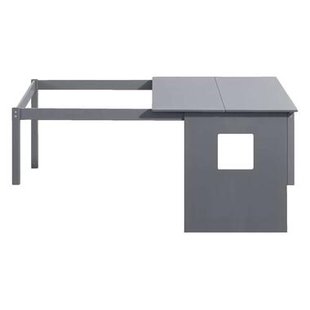 Leen Bakker - Opzetdak Ties - Antraciet - Grenenhout - Grijs