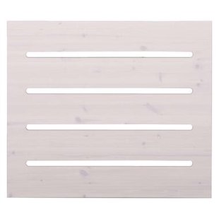 Leen Bakker - Hutwand Ties - Off-white - Dicht (1 Stuk) - Grenenhout - Wit - 86x74.5x1.5 Cm