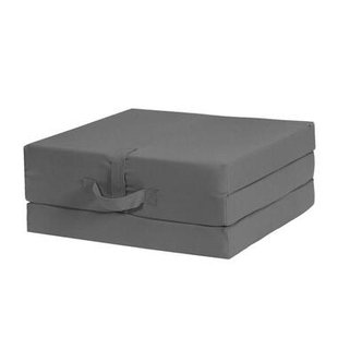 20% korting - Leen Bakker - Opvouwbaar Matras Rumba - Antraciet - 70x190x9 Cm - Polyether - Grijs