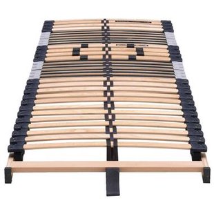 Leen Bakker - Lattenbodem Tosca - 70x200 Cm - Hout - Beige