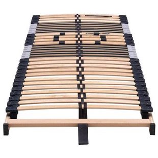 Leen Bakker - Lattenbodem Tosca - 90x200 Cm - Hout - Beige