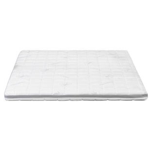 Leen Bakker - Topmatras Elin - Comfortschuim - 180x200x10 Cm - Polyester - Wit