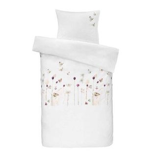 Leen Bakker - Marjolein Bastin Dekbedovertrek Papilio - 140x200/220 Cm - Katoen - Wit