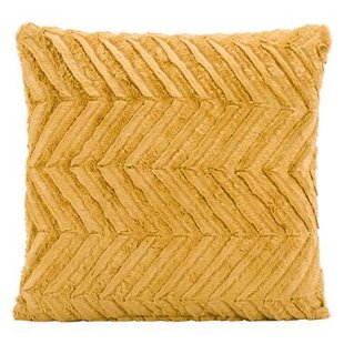 1+1 Gratis Leen Bakker - Sierkussen Monica - Oker - 45x45 Cm - Polyester - Geel