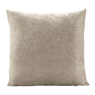 1+1 Gratis Leen Bakker - Woonkussen Clint - Zand - 60x60 Cm - Polyester - Beige