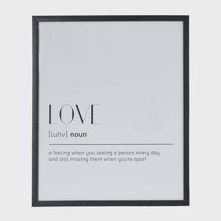 Fotolijst basic - zwart - 40x50 cm