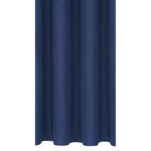 Leen Bakker - Gordijnstof Rudy - Polyester - Blauw - B150 Cm