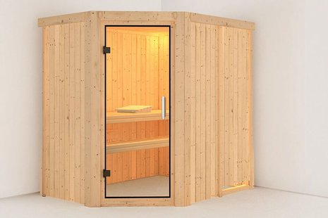 Karibu | Carin Sauna | Helderglas Deur