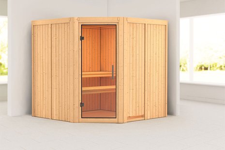 Karibu | Jarin Sauna | Helderglas Deur