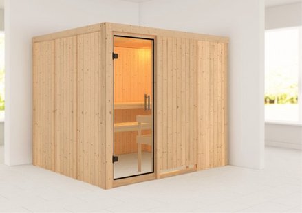 Karibu | Gobin Sauna | Helderglas Deur