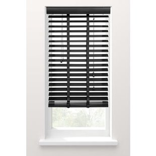 Leen Bakker - Fenstr Jaloezie 50 Mm - 80x220 Cm - Hout - Zwart