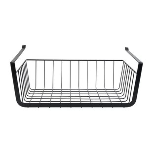 Hangmand voor onder plank - zwart - 36x25x13 cm