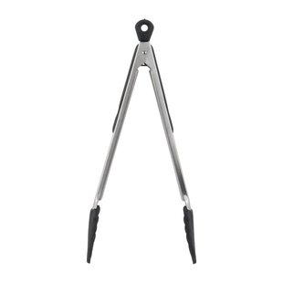 Serveertang siliconen - groot