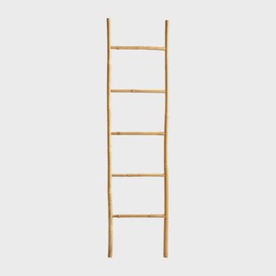 Decoratieve ladder gemaakt van bamboe. 45x170cm.