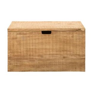 2e Halve Prijs Leen Bakker - Opbergkist Ronald - Naturel - 45x80x45 Cm - Hout - Bruin
