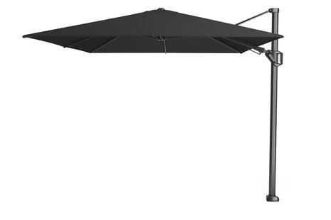 Platinum | Zweefparasol Challenger T² 350 x 260 cm | Black