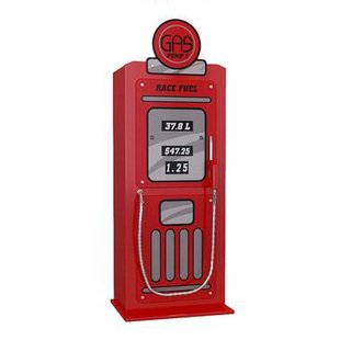 Leen Bakker - Vipack kledingkast Benzinepomp - - MDF - Rood - 45x147.8x50 cm Leen Bakker - Vipack kledingkast Benzinepomp - - MDF - Rood - 45x147.8x50 cm