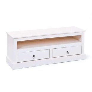 Leen Bakker - TV-meubel Provence - 45x118x39 Cm - Hout - Wit