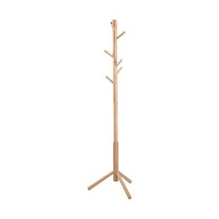 Leen Bakker - Kapstok Tinn - Naturel - 176x51x45 Cm - Hout - Bruin