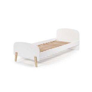 Leen Bakker - Vipack Bed Kiddy - 72,5x95x205,5 Cm - MDF - Wit