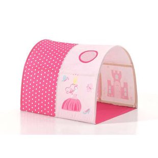 Leen Bakker - Vipack Tunnel Princess - 95x85x10 Cm - Katoen - Roze