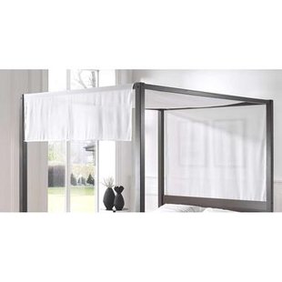 Leen Bakker - Vipack Canvas Pino Hemelbed - 205x135x195 Cm - Katoen - Wit