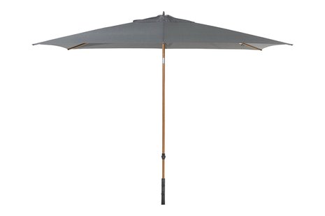4-Seasons Outdoor Azzurro stokparasol 200 x 300 cm - Woodlook/charcoal 4-Seasons Outdoor Azzurro stokparasol 200 x 300 cm - Woodlook/charcoal
