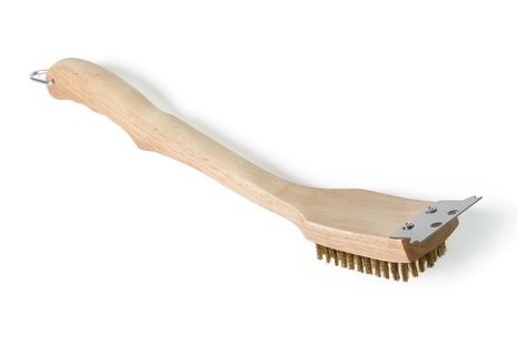 Napoleon | BBQ Borstel Koper 18 | Hout;Napoleon | BBQ Borstel Koper 18 | Hout