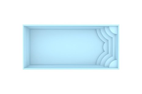 Fonteyn | Polyester Zwembad Blanes 820 x 370 x 150 cm