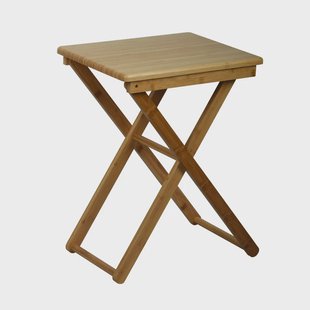 Klaptafel beibu - bamboe - naturel - 42x30x52 cm