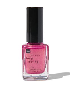 HEMA Long lasting nagellak 908 pink sunrise (donkerroze)
