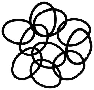 HEMA Haarelastiekjes zwart- 10 stuks (zwart)