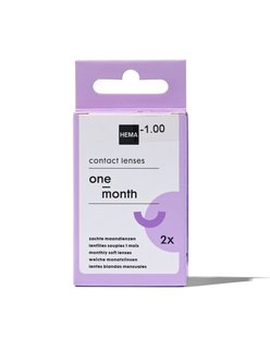 HEMA Zachte maandlenzen -1.00 - 2 stuks