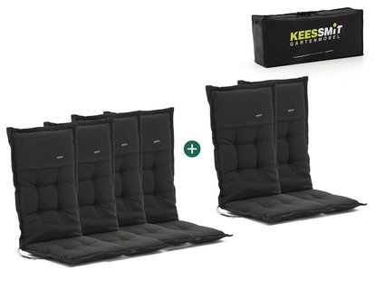 Madison tuinkussen set van 6 hoge rug - Laagste prijsgarantie!