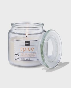 HEMA Geurkaars in glazen pot Ø10x11 spice
